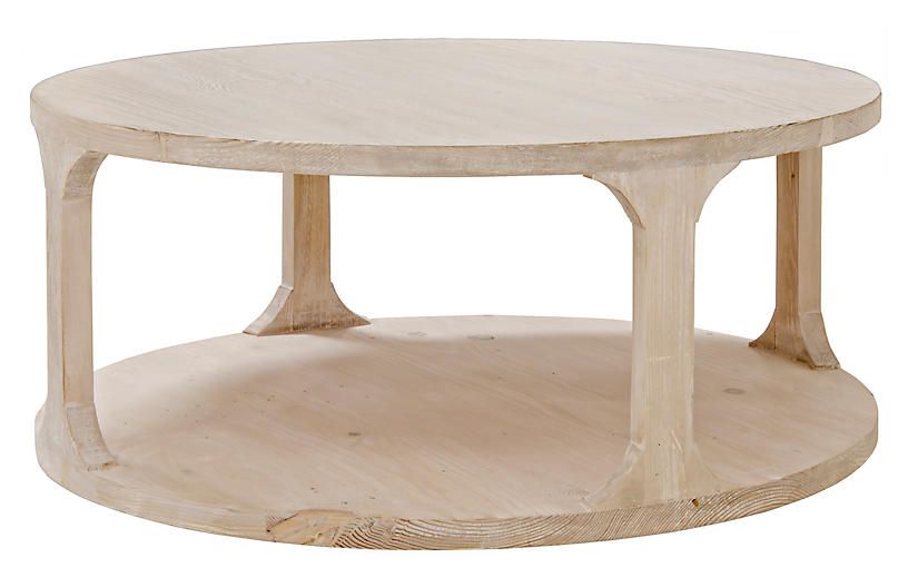 Gismo Round Coffee Table, Natural | One Kings Lane