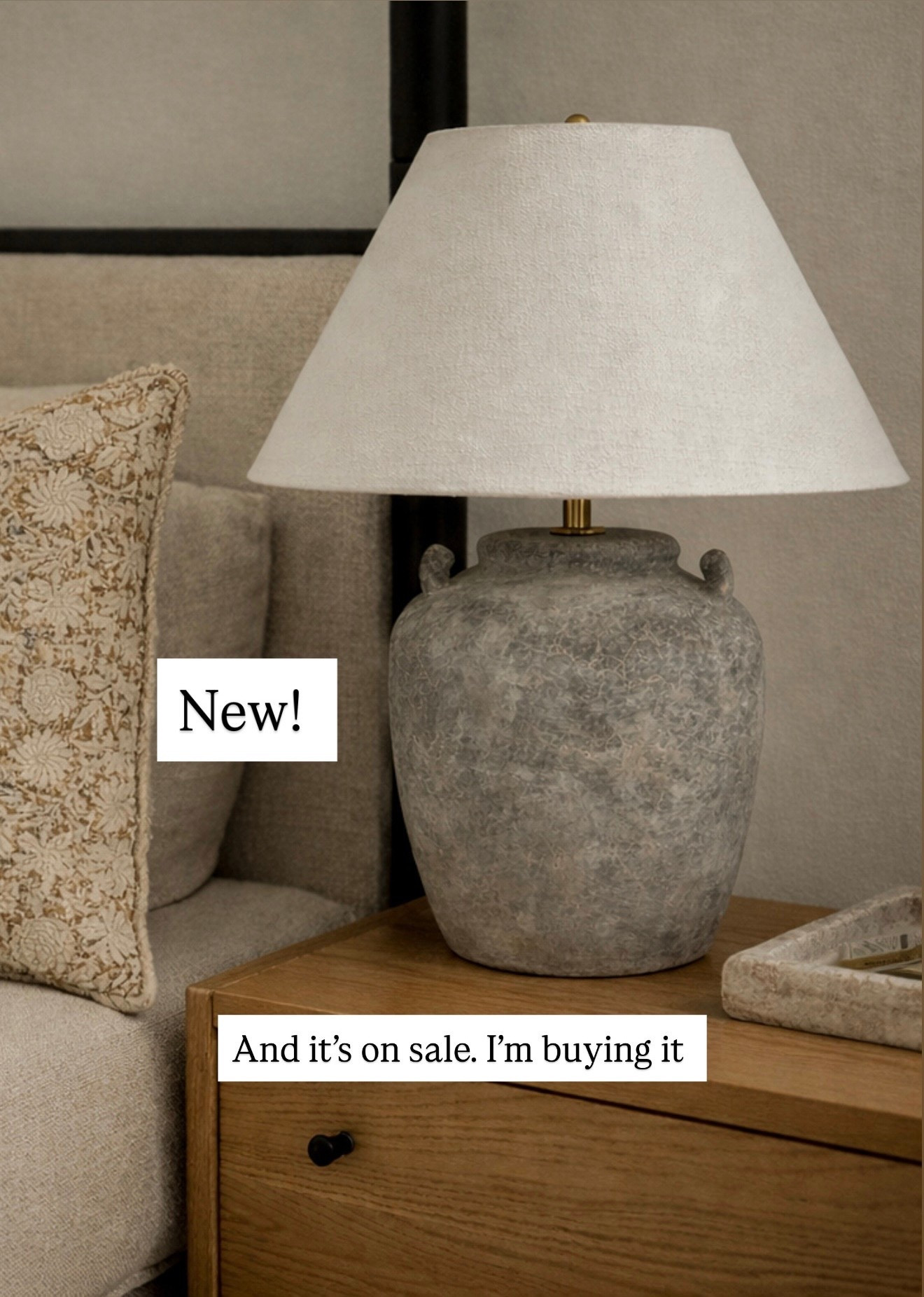 Oh my gosh, this new lamp from McGee and Co is on sale right now for Presidents’ Day. I’m getting it. It looks just like a vase I have, but they turned it into a lamp jug style lamp.

#LTKHome #LTKSaleAlert