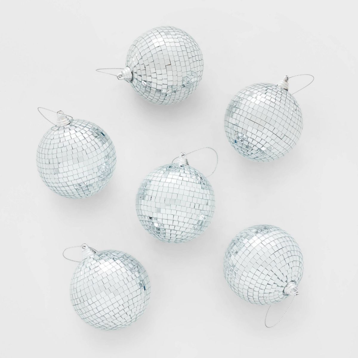 Mirrored Ball Christmas Tree Ornament Set 12pc Silver - Wondershop™ | Target