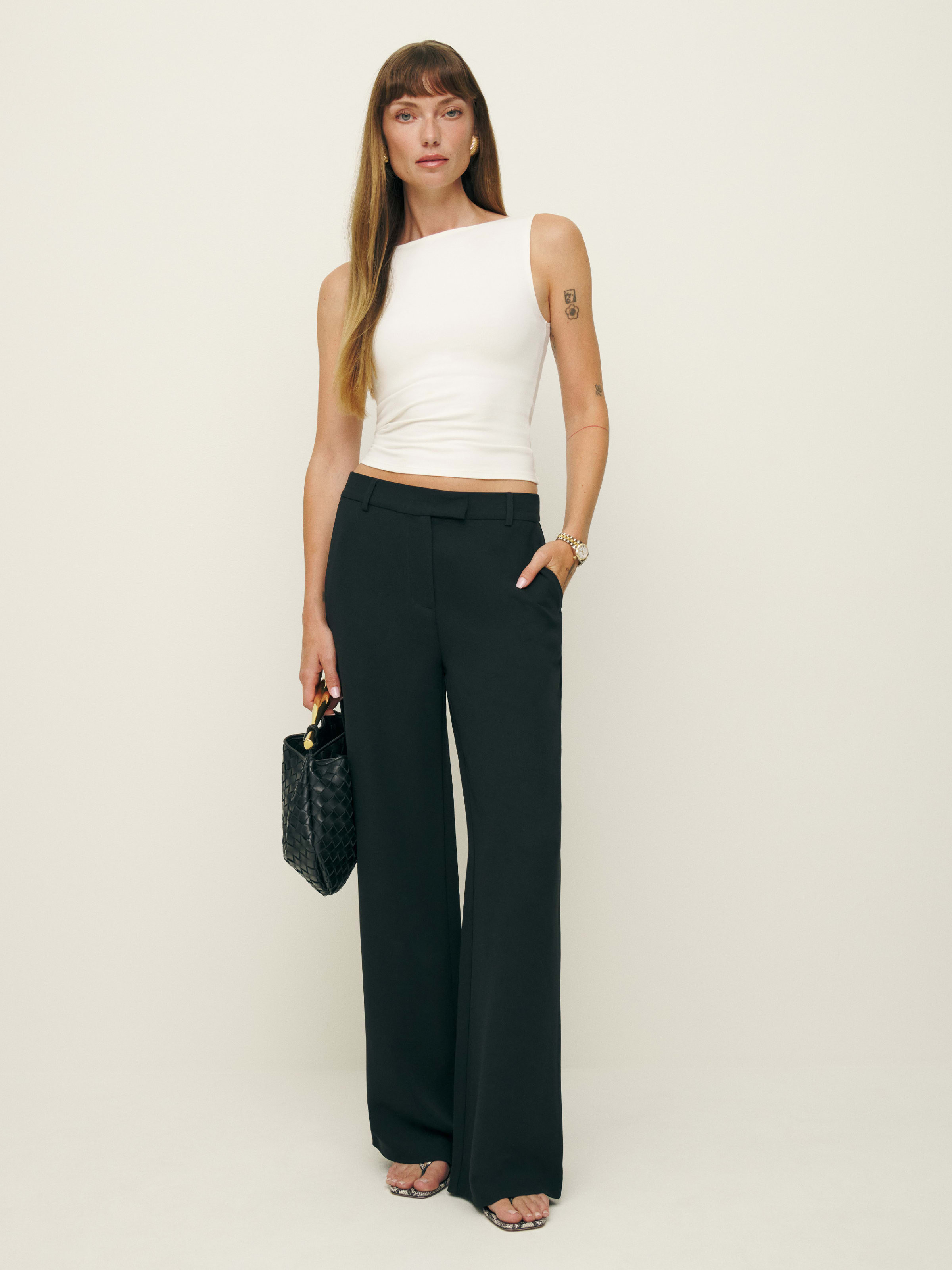 Carter Mid Rise Pant | Reformation (Global)
