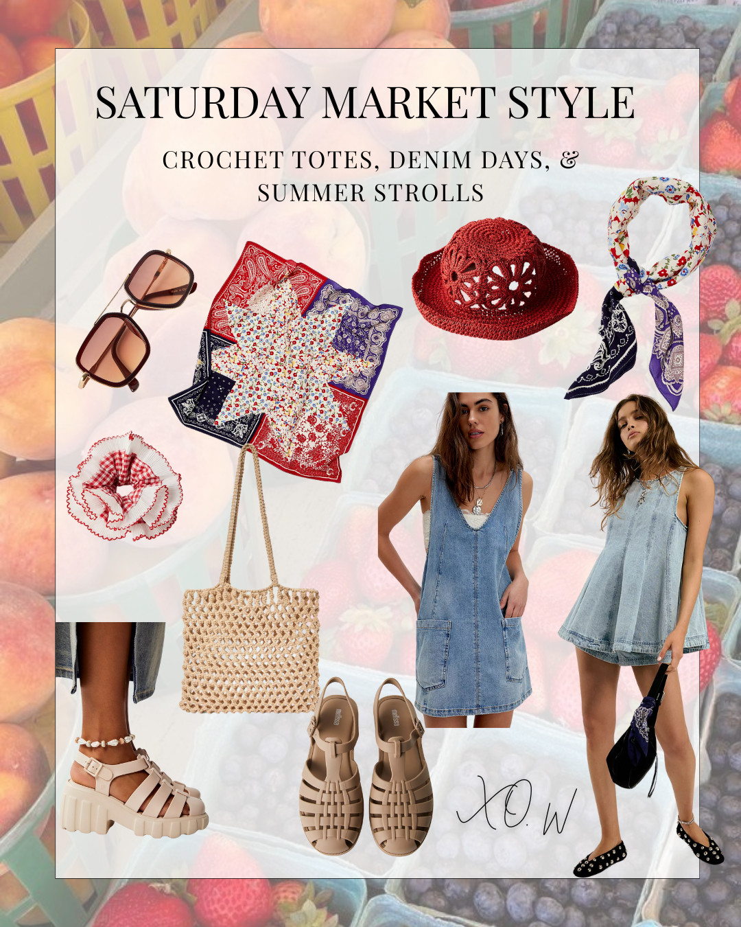 You had me at heirloom tomatoes 🍅🧺
Whether you’re filling your basket or grabbing brunch after the market, these looks are made for sunny Saturdays. From playful denim dresses to breezy accessories and jelly sandals, it’s giving “casual chic with coffee in hand.”

✨ Style tip: Add a floral scarf or crochet hat for that soft vintage feel. 

 #DenimDresses #MarketStyle #BrunchOutfit #SaturdayStyle #LTKSummerEdit #LTKSeasonal #LTKTravel