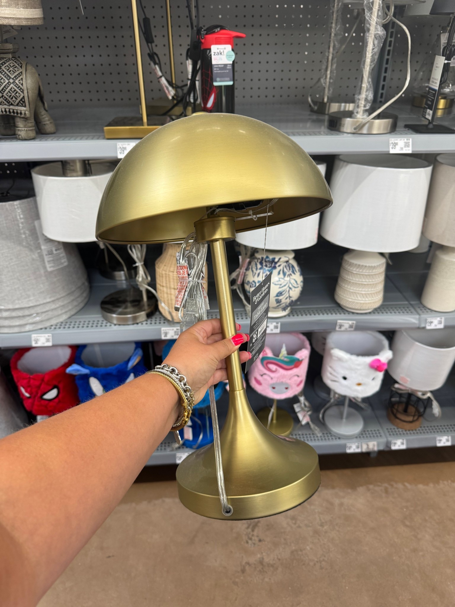 Pottery Barn look for less brass dome table lamp from Walmart! 

#LTKStyleTip #LTKHome #LTKFindsUnder50