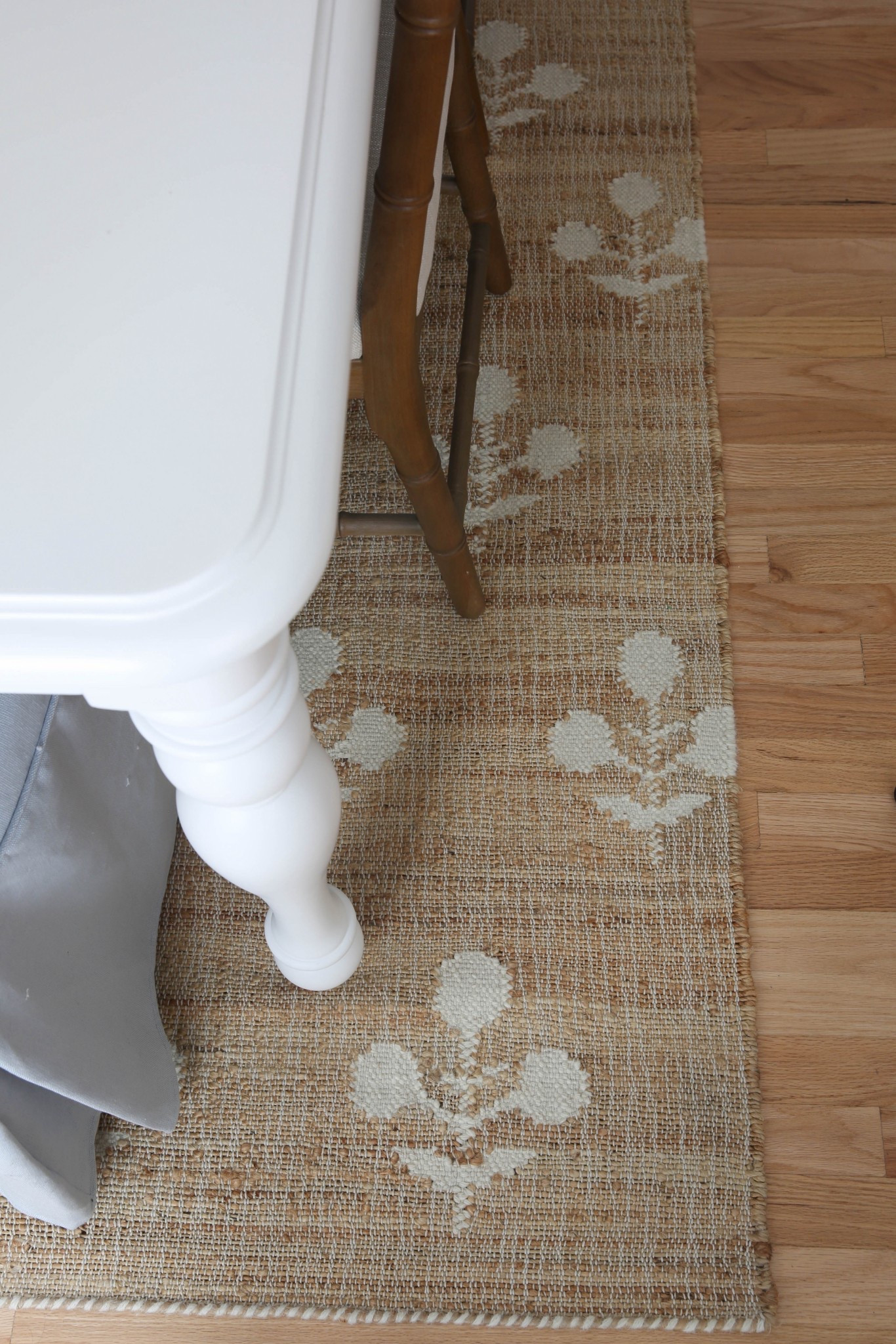 My block print jute rug is the grounding piece in my dining room, adding natural texture and classic coastal style to the space. I love how the blue and white pattern pairs perfectly with crisp white furniture for a layered, designer-inspired coastal look. 



#LTKHome #LTKU #LTKSaleAlert