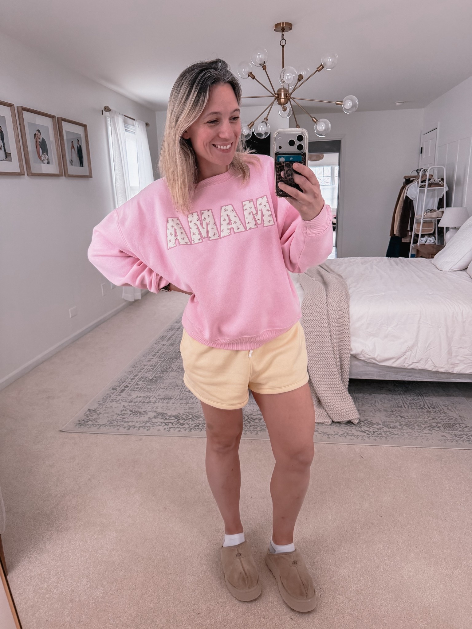 Mother’s Day outfit. Mother’s Day sweatshirt. Mama sweatshirt. Pink sweatshirt. 

Currently wearing size s 

#LTKmomlife #LTKootd #LTKMothersDay