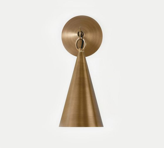 Freya Metal Tapered Sconce | Pottery Barn (US)
