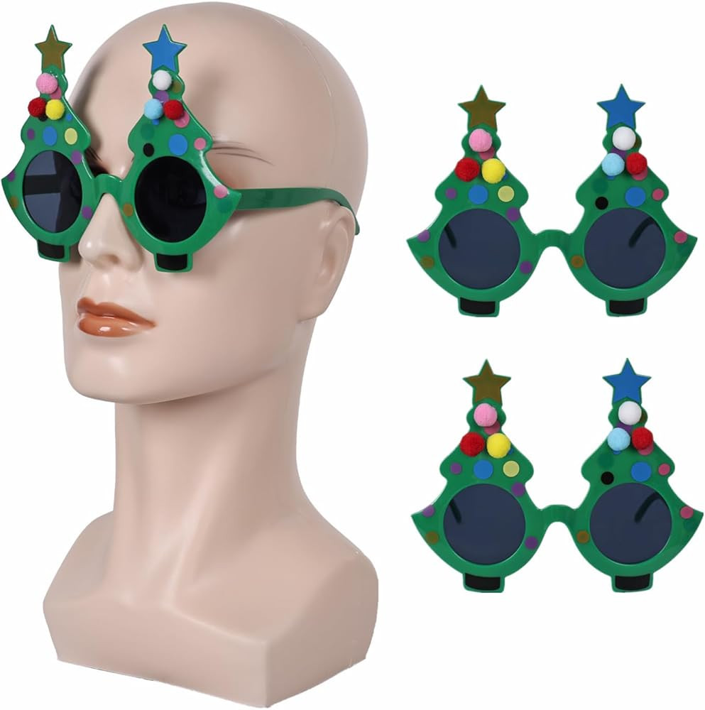 Art the Clown Christmas Tree Glasses Xmas Eyeglasses Horror Anime Cosplay Costume Accessories Pro... | Amazon (US)