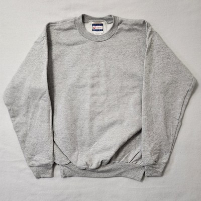 Vintage 90s Hanes Sweatshirt Blank Mens Small Gray Deadstock Ultimate Cotton Y2k | eBay | eBay US