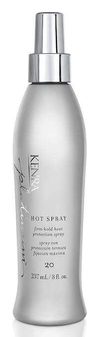Kenra Platinum Hot Spray 20 | Heat Protection Styler | Long-Lasting, Firm Hold | Adds Vibrant Shi... | Amazon (US)