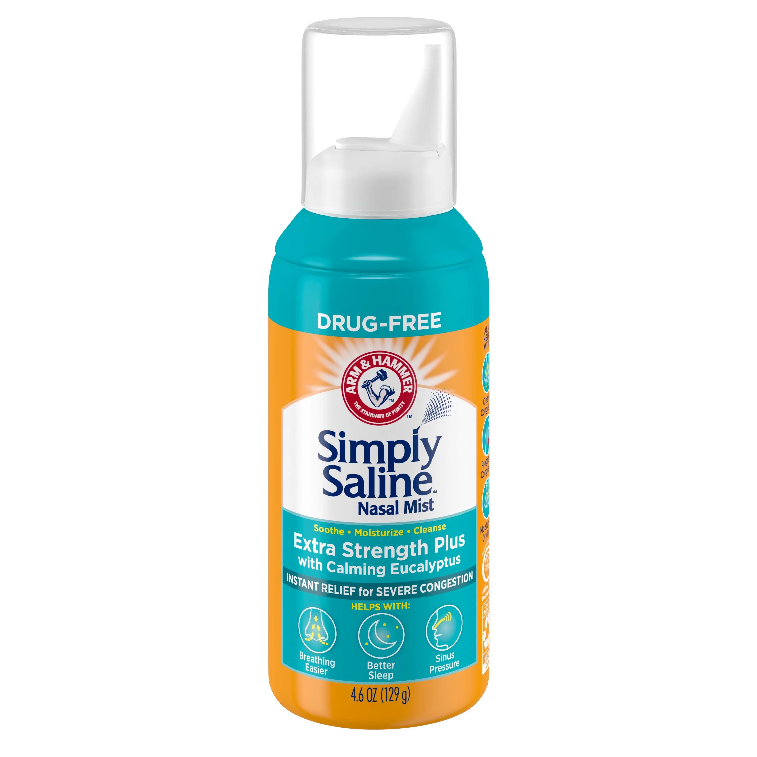 Simply Saline Extra Strength Plus with Calming Eucalyptus for Severe Congestion Relief Nasal Mist... | Walmart (US)