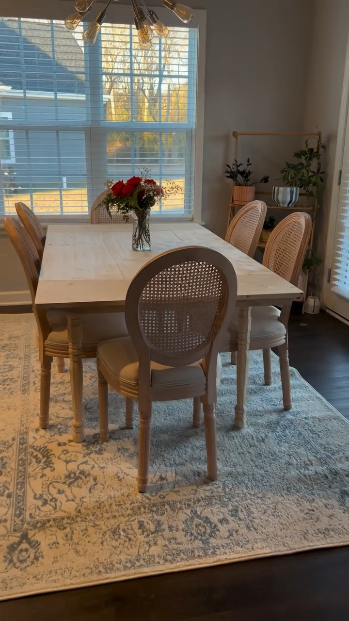 Who doesn’t love a good dining room table rug?! 

Shop this rug: https://amzn.to/4i1IsPq

#LTKMostLoved #LTKWatchNow #LTKHome