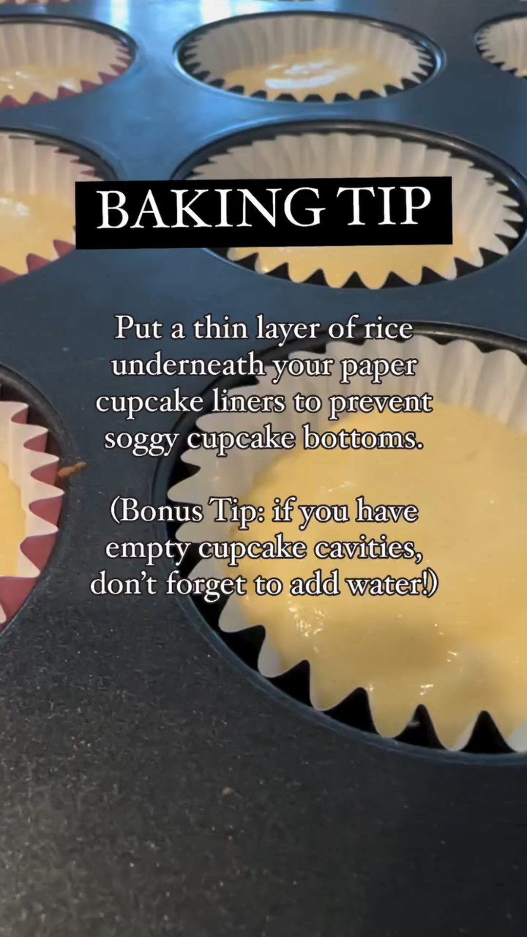 Have you tried this baking hack?

You can also spend a little more and get grease resistant cupcake liners, but I frequently use this rice trick as well!

cupcakes | baking tips | baking hacks | moms who bake | beginner baker

#LTKcanada #LTKhome