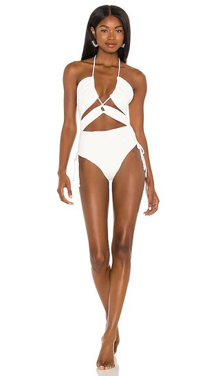 Faye Full Piece in Blanche | Revolve Clothing (Global)