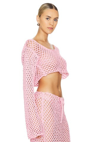 Magen Shirt in Pink Cream | Revolve Clothing (Global)