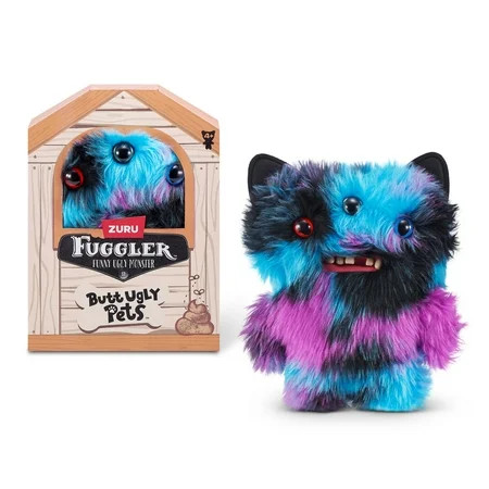 Fuggler Butt Ugly Pets 9 inch (Reek-O - Black Cat), Ugly Monster Stuffed Animal Toy by ZURU | Walmart (US)