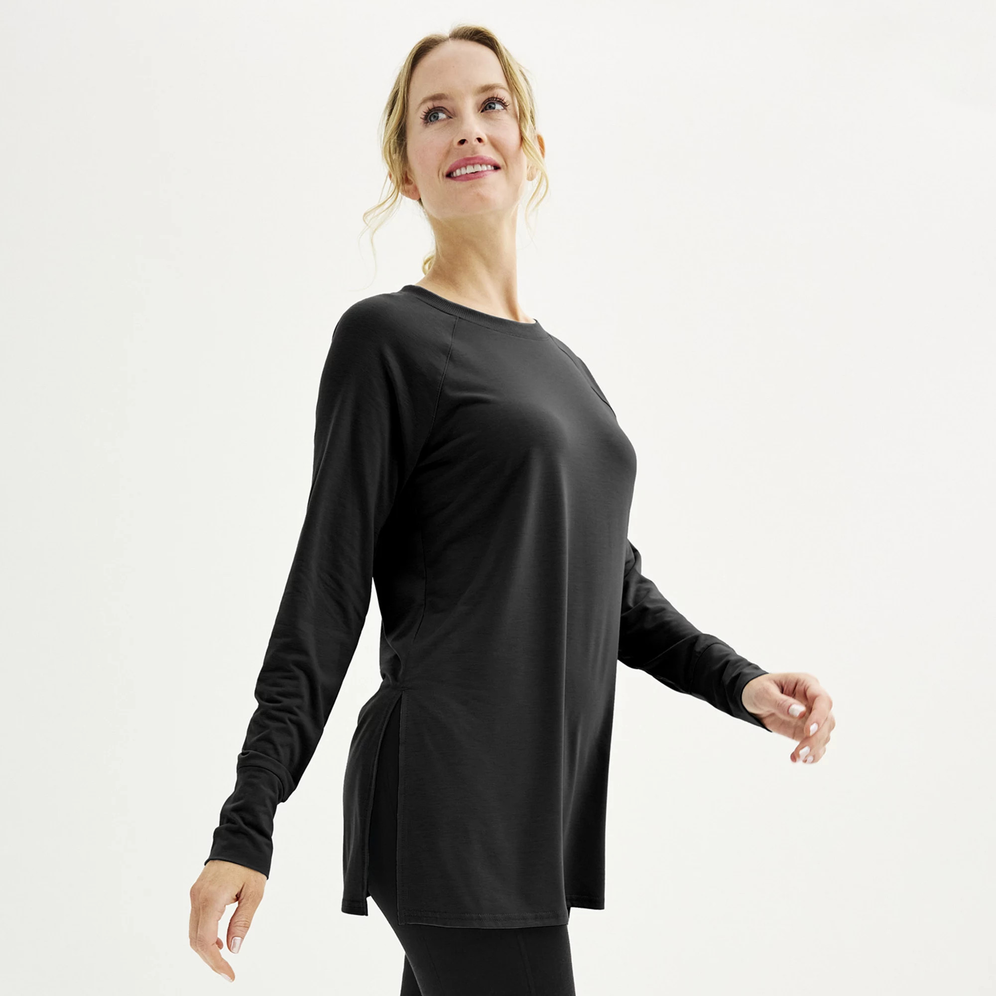 Women's Tek Gear® Long Sleeve Tunic Tee | Kohl's