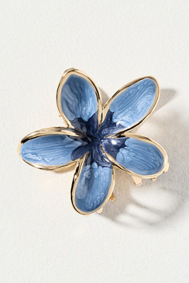 Metal Flower Hair Claw Clip | Anthropologie (US)