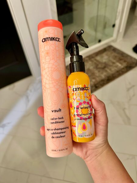 Some of my favorite Amika hair products! This leave in is so good for detangling and prevents heat damage. 

Favorite shampoo and conditioner, best leave in conditioner, heat protection 

#LTKbeauty