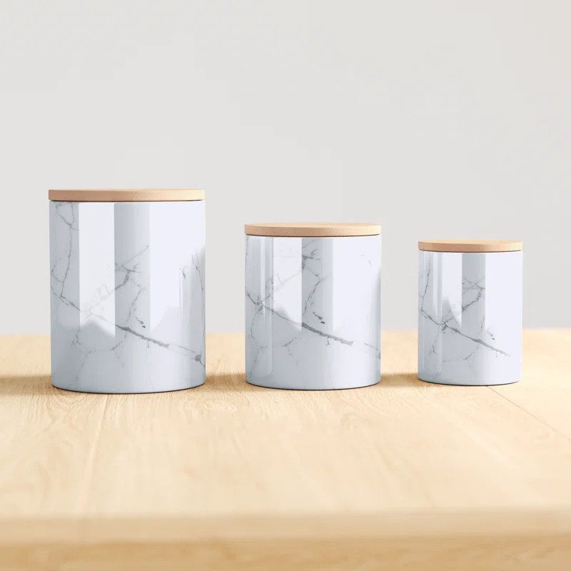3 Piece Kitchen Canister Set | Wayfair North America