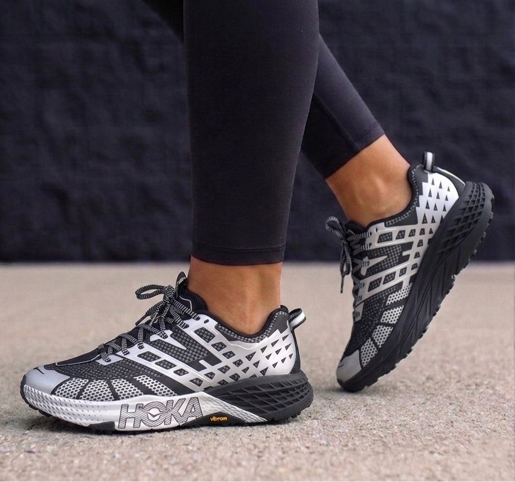 Speedgoat 2 TS Sneaker in Black & Stardust HOKA runs true to size