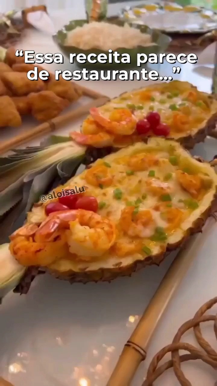 🍤🍍 Camarão no Abacaxi – Elegância e Sabor em um Só Prato
Uma receita sofisticada, com apresentação encantadora e sabor surpreendente.
✨ Perfeita para servir em ocasiões especiais
 ✨ Combinação equilibrada entre doce e salgado
 ✨ Experiência gastronômica em casa
💛 Dica: aposte em utensílios e travessas bonitas para valorizar ainda mais a apresentação
👉 Veja itens que combinam com essa receita no meu perfil
#receitas #comidaboa #receitafacil #cozinhabrasileira#aloisalu#diasdasmães#diasdosnamorados#eventos#festa
 

 #LTKhome #LTKguiadepresente #LTKdatenight