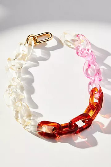 Sweet Resin Link Necklace | Anthropologie (US)