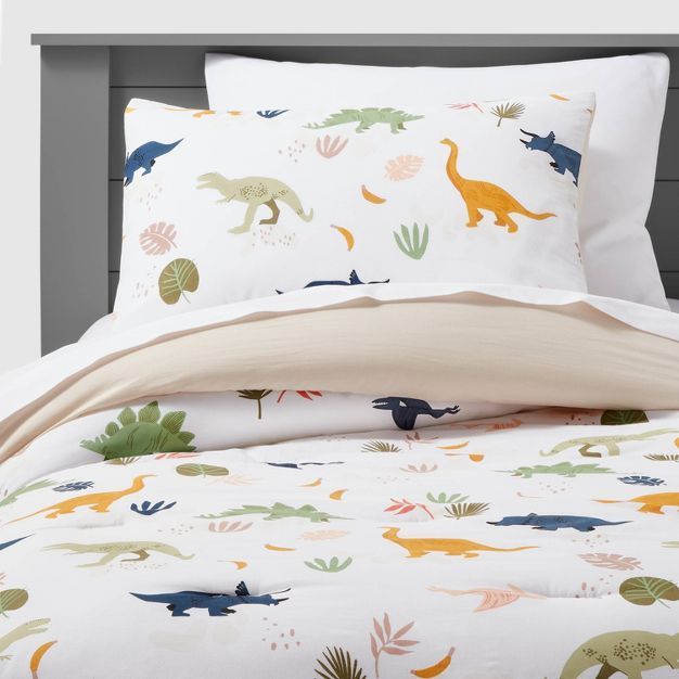 Dinosaur Cotton Comforter Set - Pillowfort™ | Target