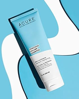 Amazon.com : Acure Vivacious Volume Shampoo Echinacea 100% Vegan, White/Blue, Mint, 8 Fl Oz : Bea... | Amazon (US)