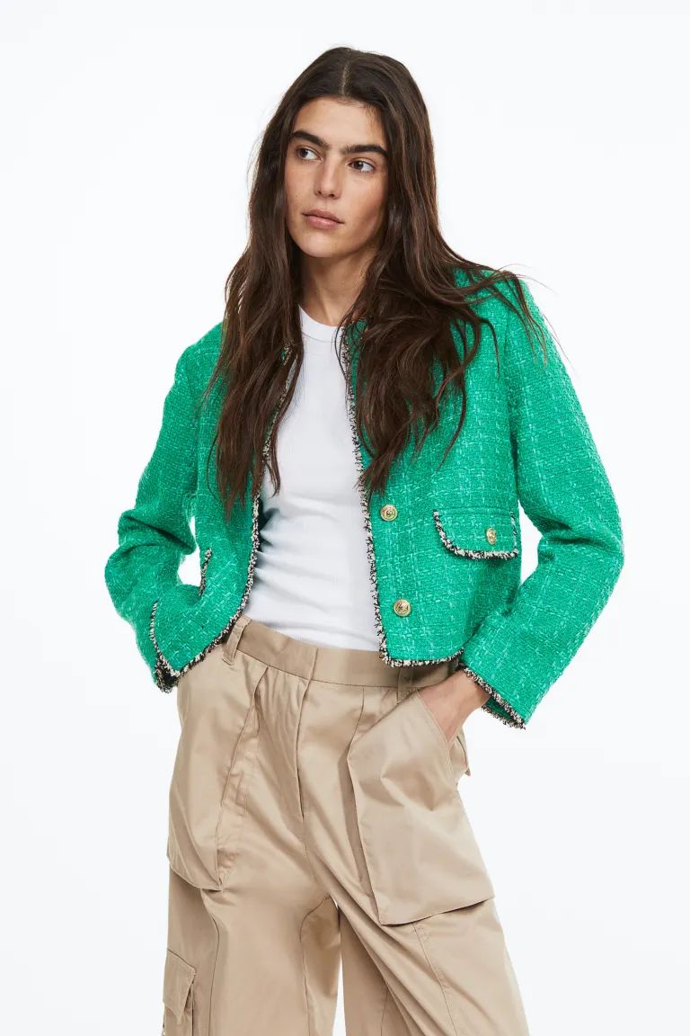 Textured-weave Jacket | H&M (US + CA)