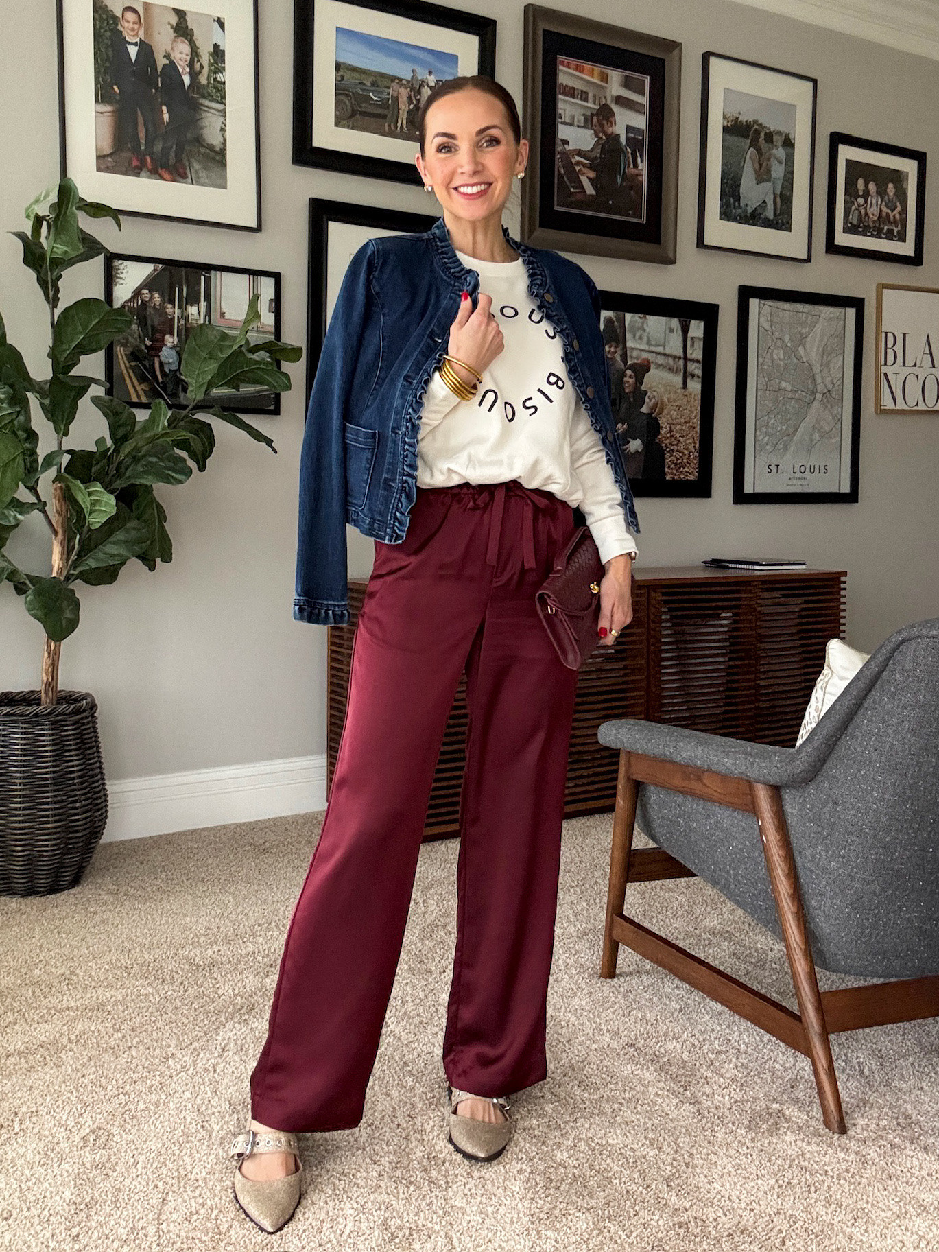 These @target satin pants are on repeat! 

#LTKootd #LTKFindsUnder50