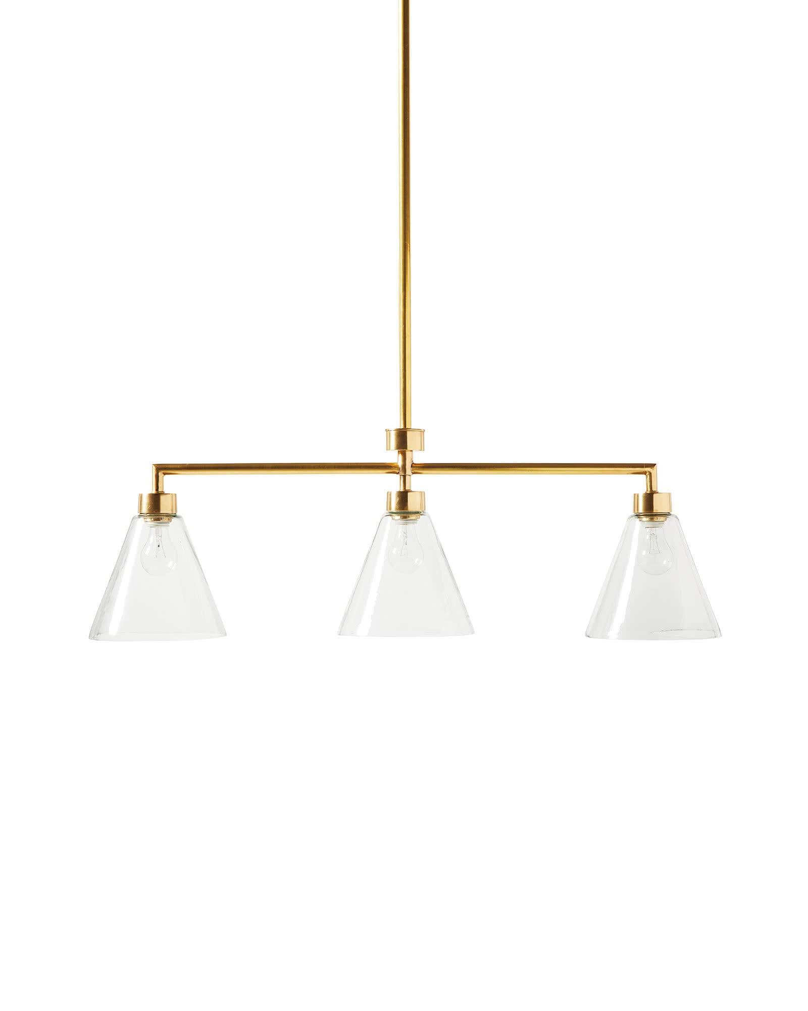Claremont Triple Bulb Chandelier | Serena and Lily