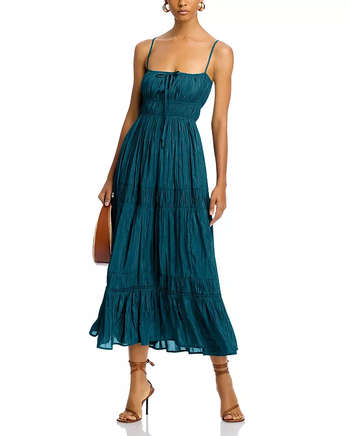 Tiered Sleeveless Midi Dress - Exclusive | Bloomingdale's (US)