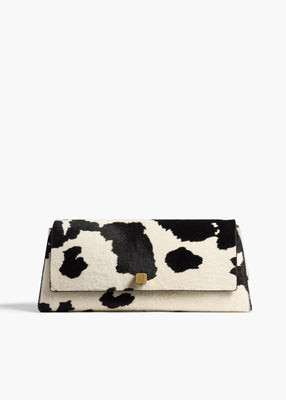 KHAITE - Audrey Clutch In Cow Print Haircalf | Khaite
