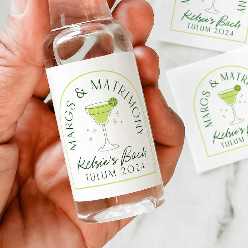 Margs and Matrimony Mini Shot Labels, Margaritas and Matrimony Bachelorette, Cinco De Mayo Bachel... | Etsy (US)