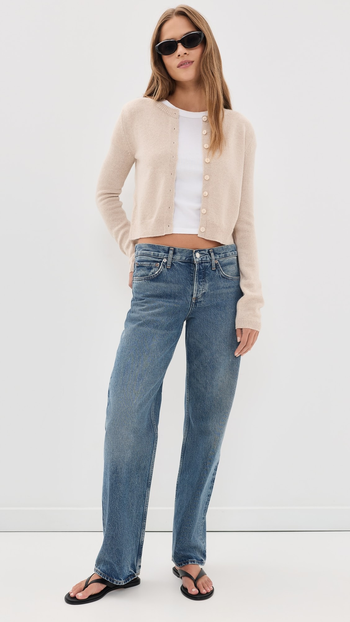 Reformation Clara Cashmere Crew Cardigan | Shopbop | Shopbop