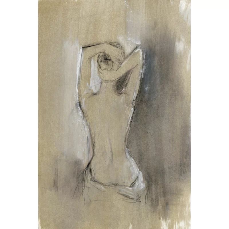 Contemporary Draped Figure I by Ethan Harper - Wrapped Canvas Painting | Wayfair North America