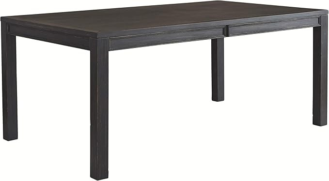 Signature Design by Ashley Jeanette Modern Rectangular Distressed Dining Table, Seats up to 6, Bl... | Amazon (US)