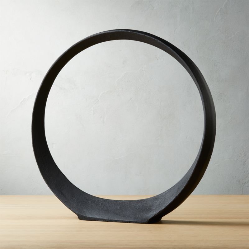 Large Metal Ring Sculpture + Reviews | CB2 | CB2