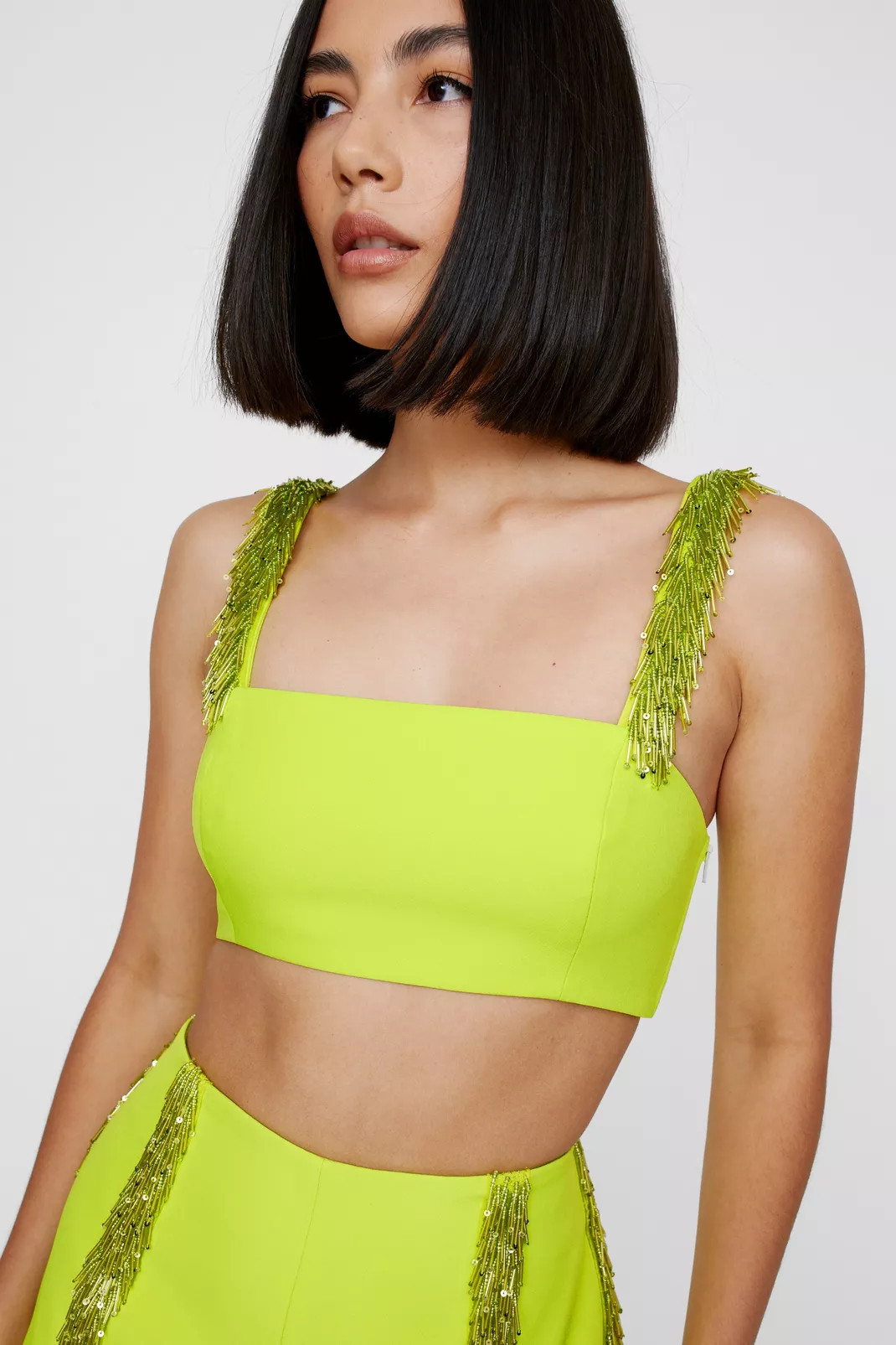Premium Beaded Fringe Bralet | Nasty Gal US