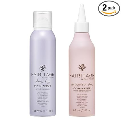 Hairitage Lazy Day Dry Shampoo - Translucent, Volumizing, Oil-Absorbing - Adds Texture & Volume -... | Amazon (US)