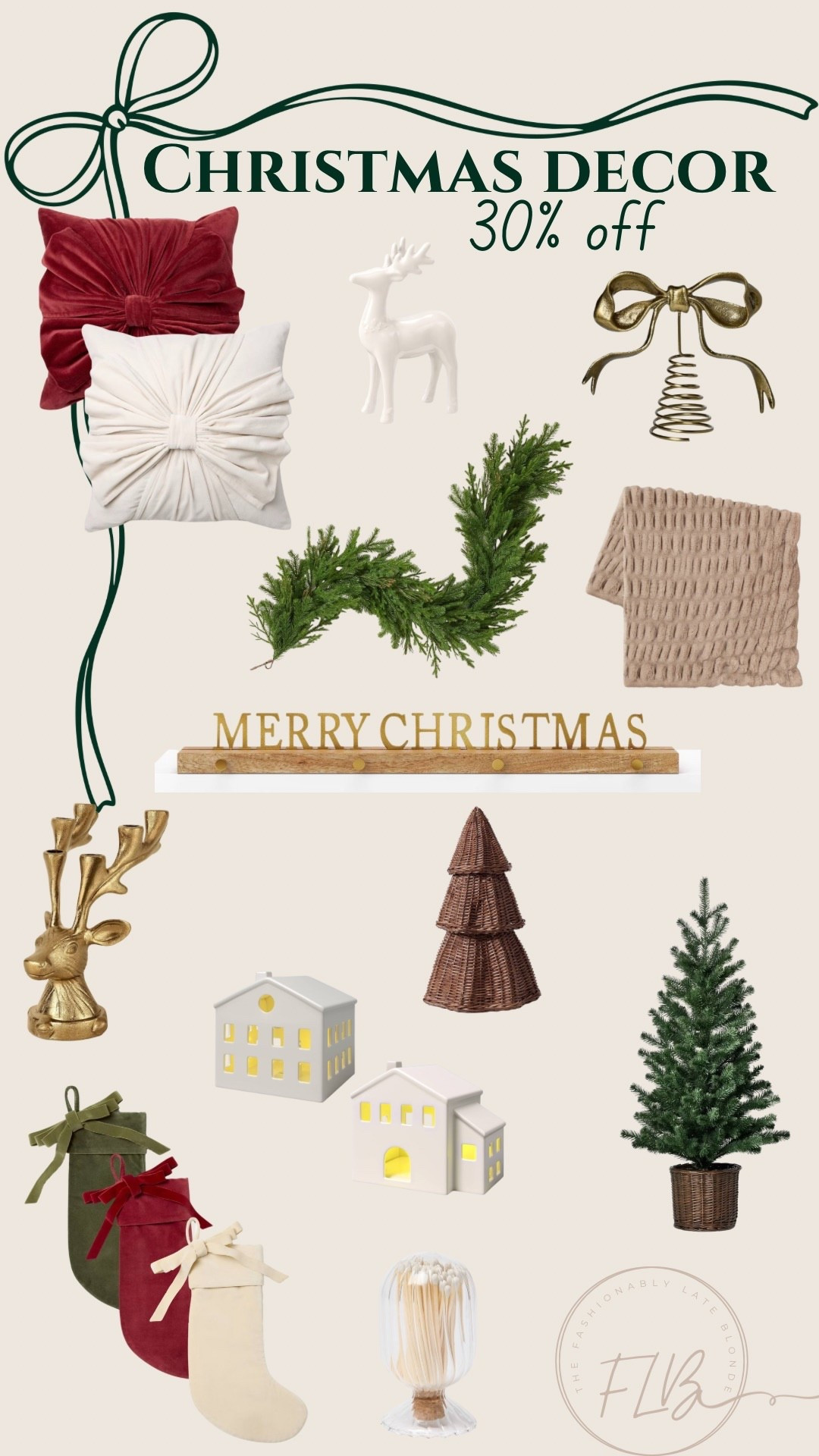 Christmas decor at Target. 30% off this week


Christmas decor, tree topper, stockings, Christmas tree, tree skirt, candles, garland, Christmas pillow

#LTKHoliday #LTKHome #LTKSeasonal