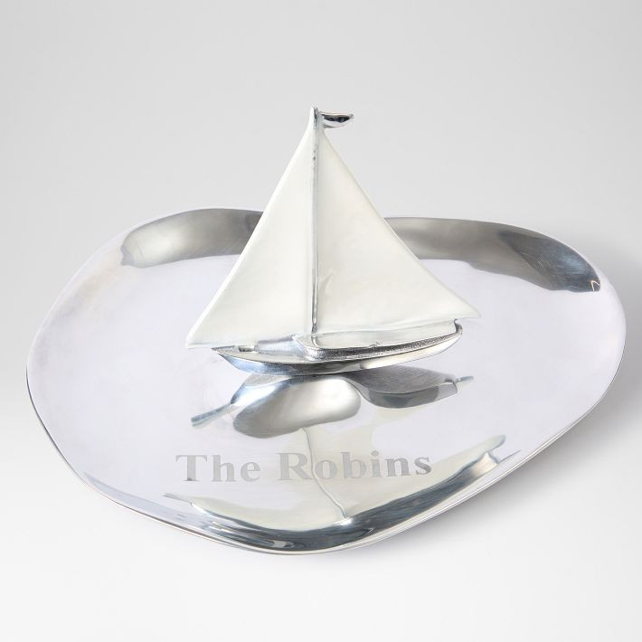 Silver Sailboat Platter | Mark and Graham