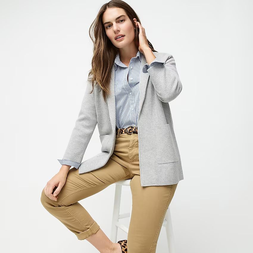 Sophie open-front sweater-blazer | J.Crew US