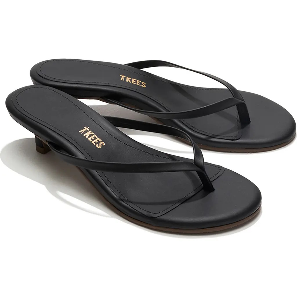 TKEES Julia Kitten Heel Flip Flop in Sable at Nordstrom, Size 10 | Nordstrom