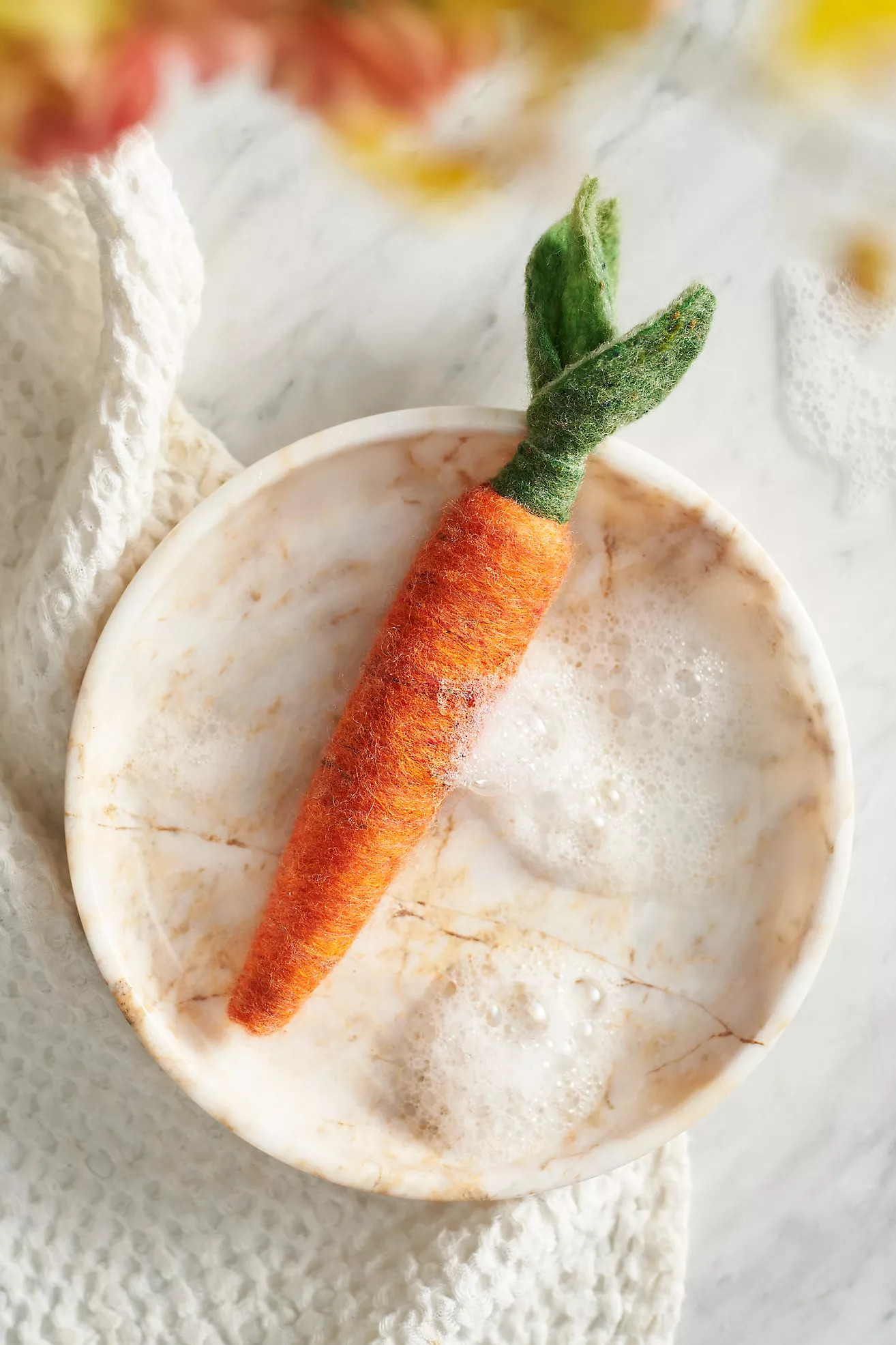 Felted Carrot Soap | Terrain