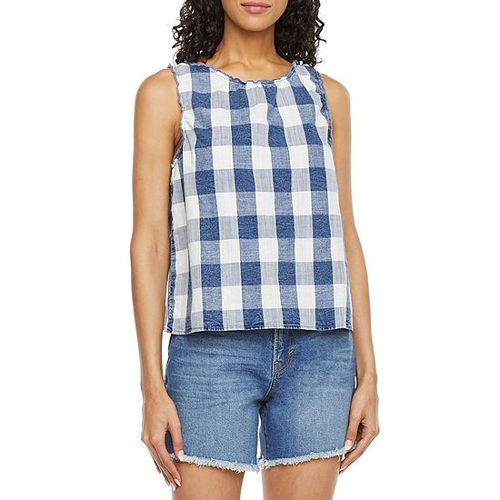 a.n.a Womens Round Neck Sleeveless Tank Top | JCPenney