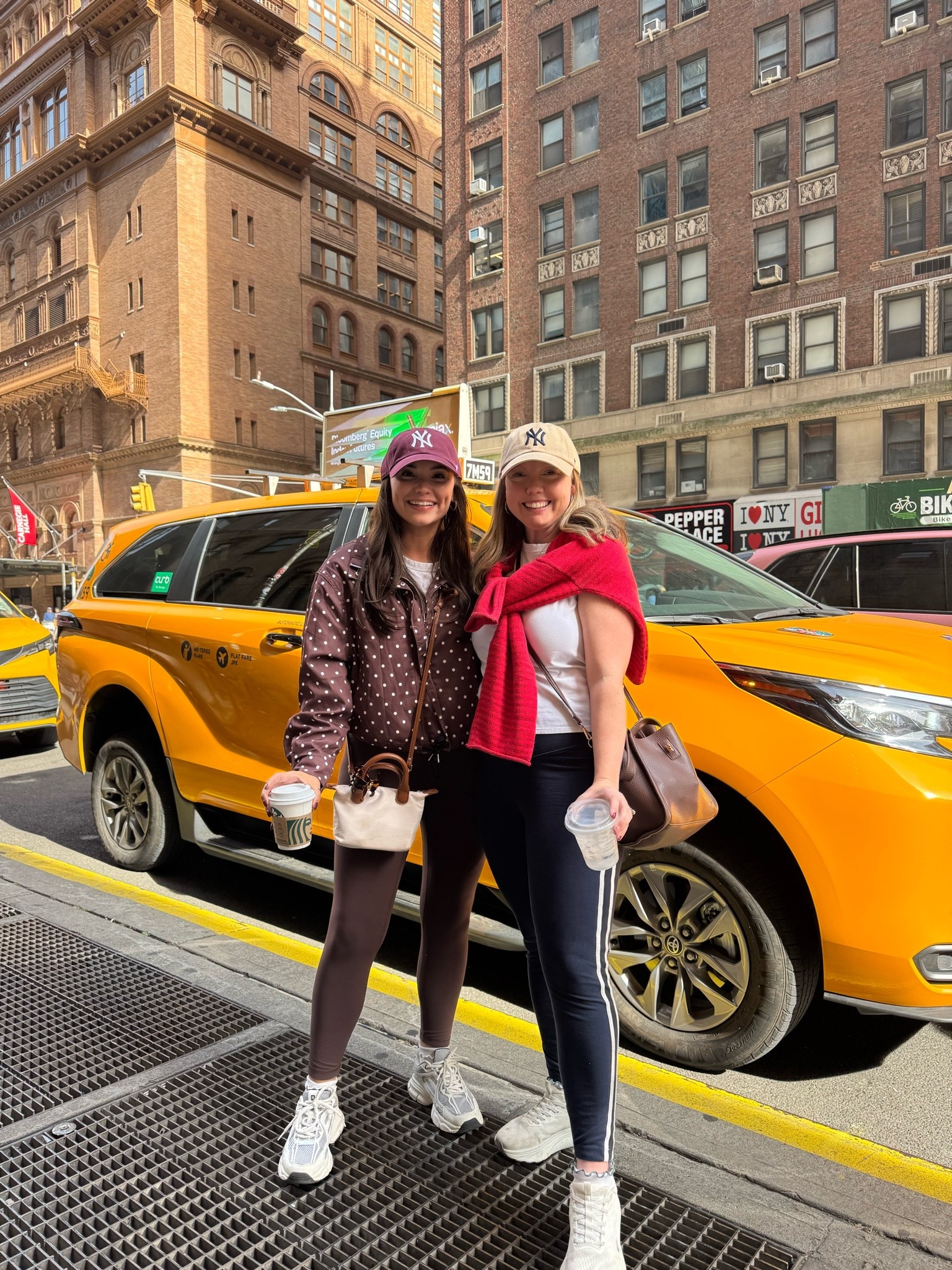 Our outfits for a full day in NYC!