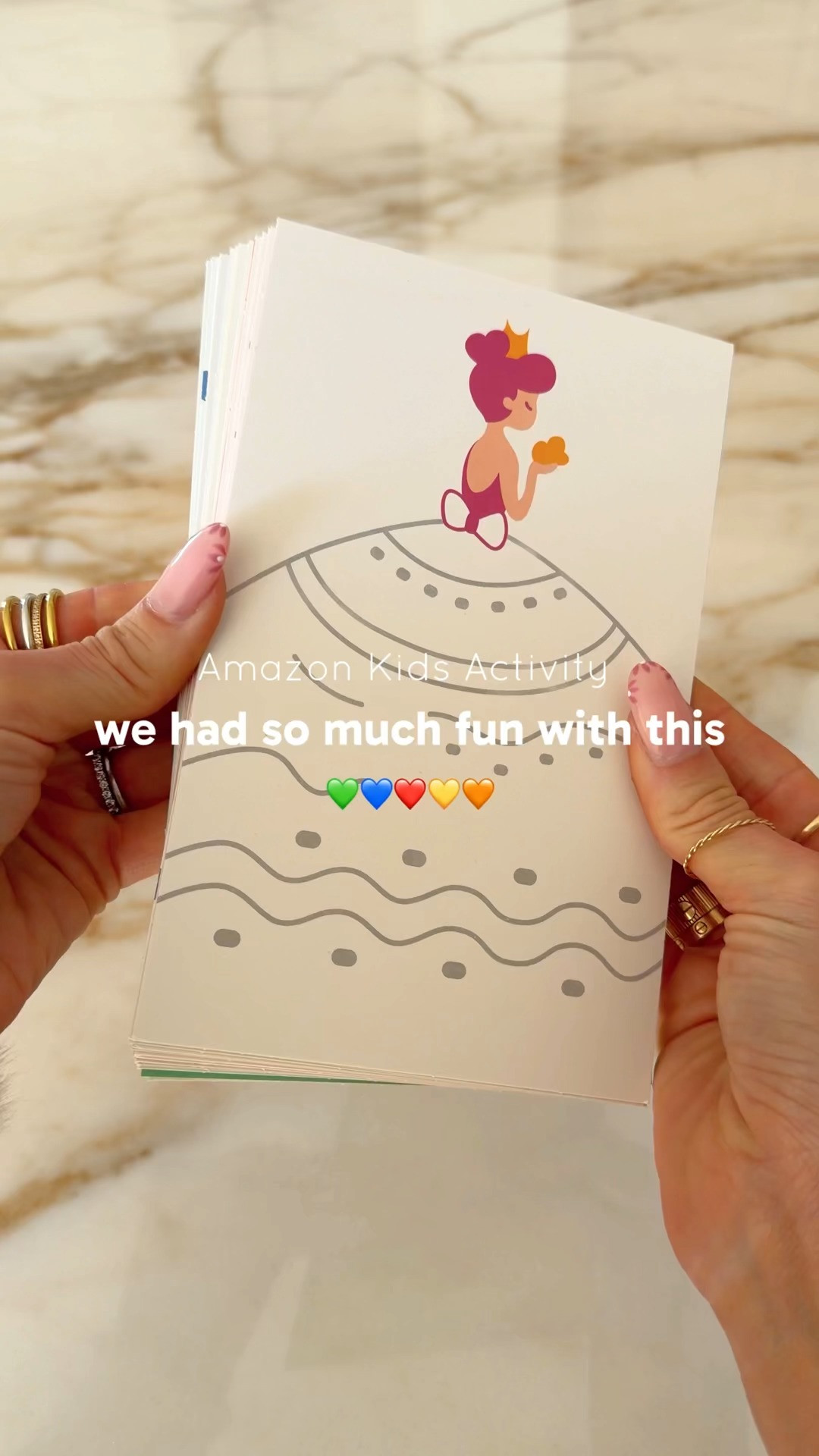 Such a fun kids summer activity for screen-free time, travel, quiet afternoons, or those “I’m bored” summer moments! You scratch and smear the colors with the little tool and the designs turn out so cool. We had way more fun with this than I expected, and it kept everyone entertained way longer than most crafts. And I love that they are post cards so they can send to family and friends! 

 #LTKmomlife #LTKKids