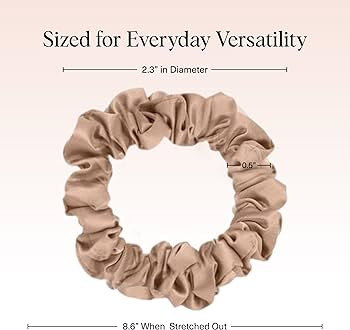 Kitsch Ultra-Petite Satin Scrunchies for Women - Softer Than Silk Scrunchies | Hair Ties No Damag... | Amazon (US)