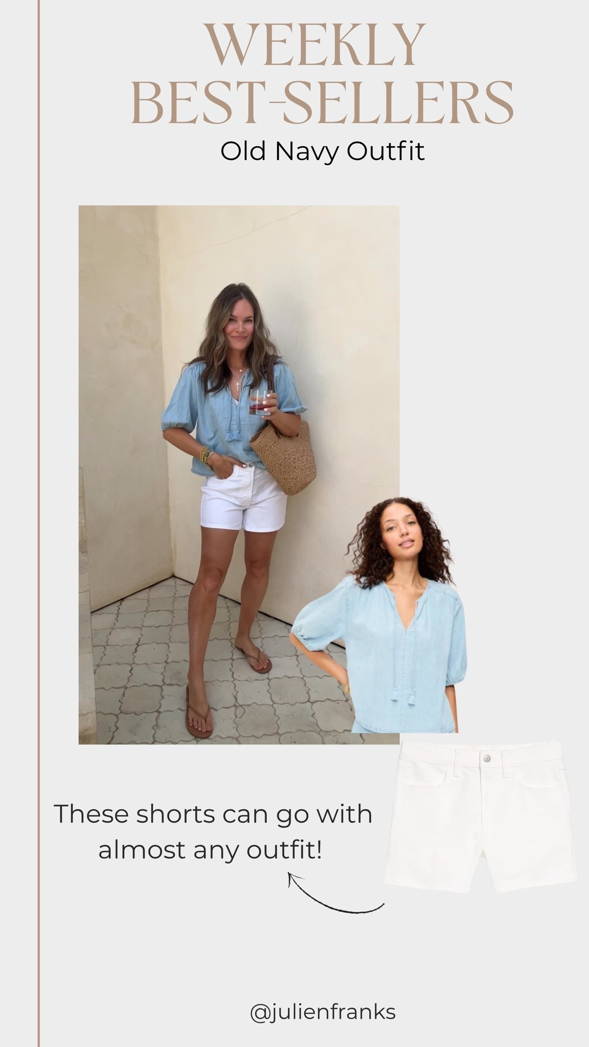 This is the cutest summer outfit ever! These Old Navy shorts can go with almost any outfit you have!

#LTKgrwm #LTKootd #LTKdayinmylife