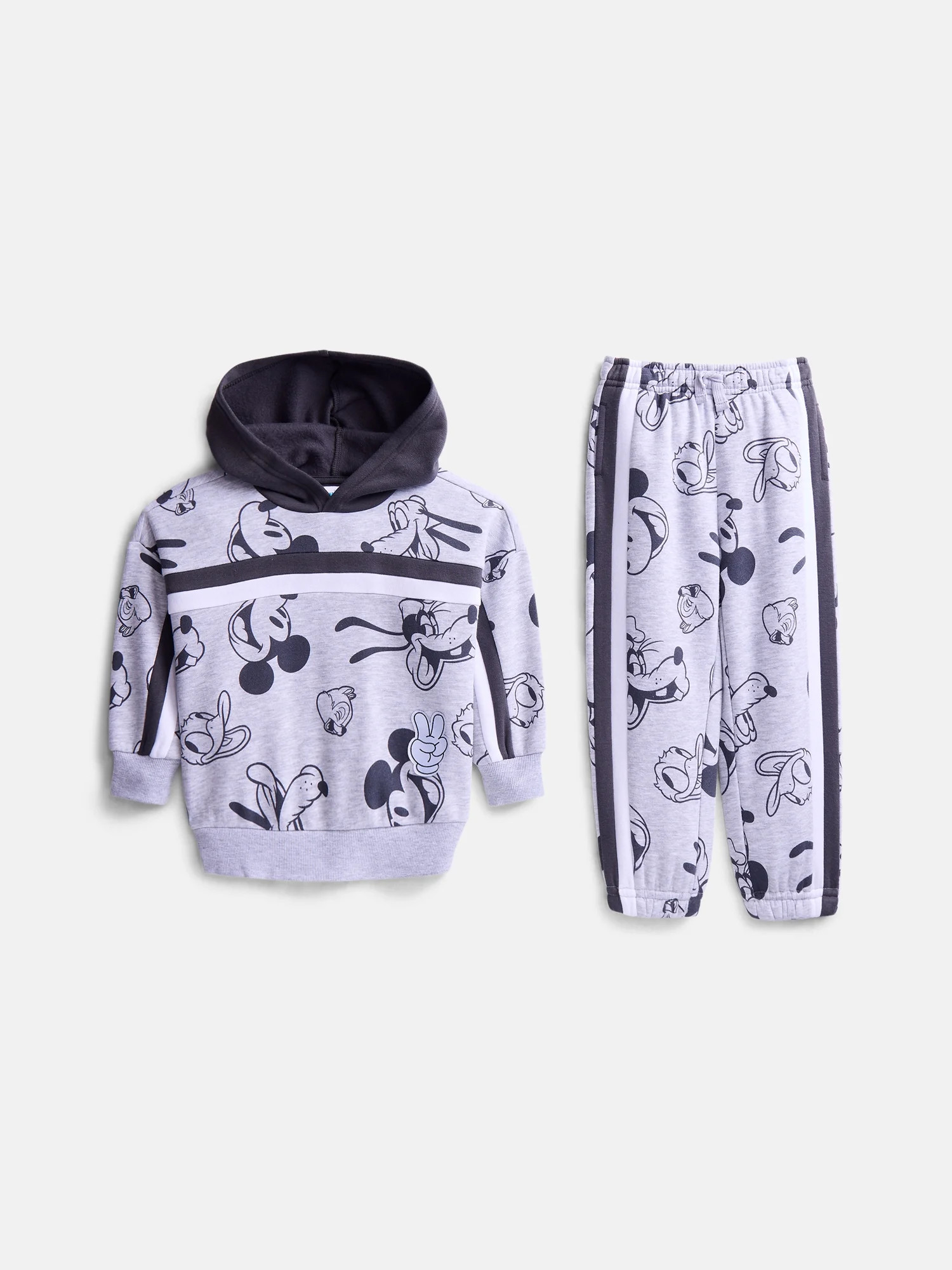 Disney Mickey Mouse and Friends Toddler Boys Hoodie and Joggers, 2-Piece Outfit, Sizes 12M-5T | Walmart (US)
